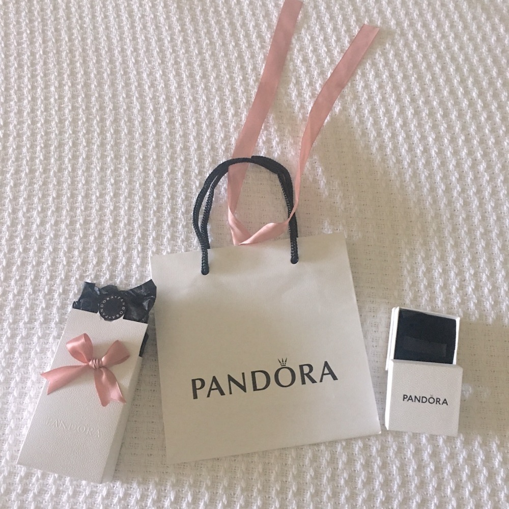 Pandora Charm box and bag & Gift Bag